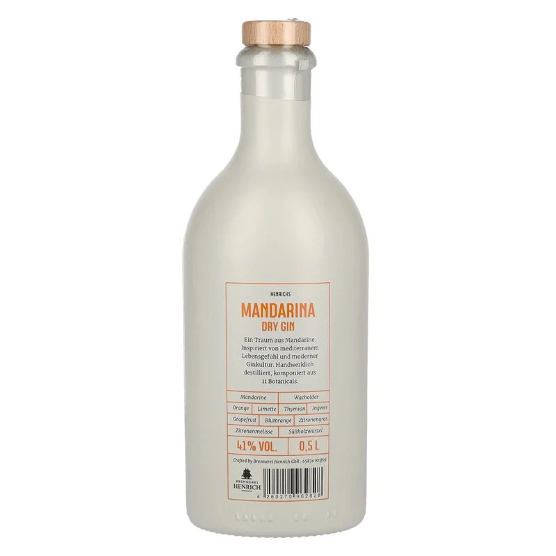 Mandarina Dry Gin 41% Vol. 0,5l