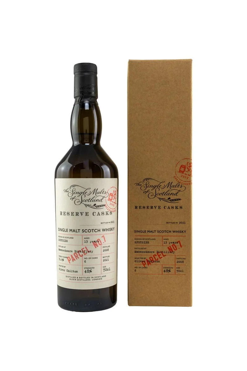 Mannochmore 2008 Reserve Cask Parcel 7 Single Malts of Scotland (SMoS) 48% vol. 700ml