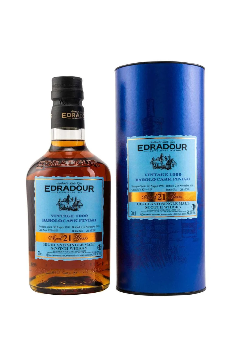 Edradour 1999/2020 Barolo Cask Finish #828+829 54,8% vol. 700ml