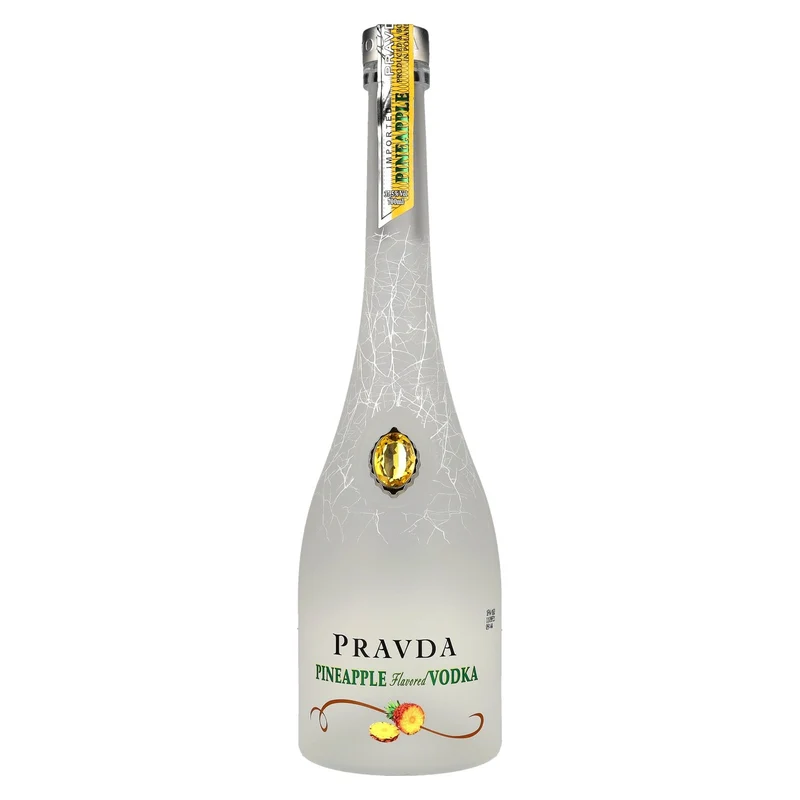 Pravda PINEAPPLE Flavored Vodka 37,5% Vol. 0,7l