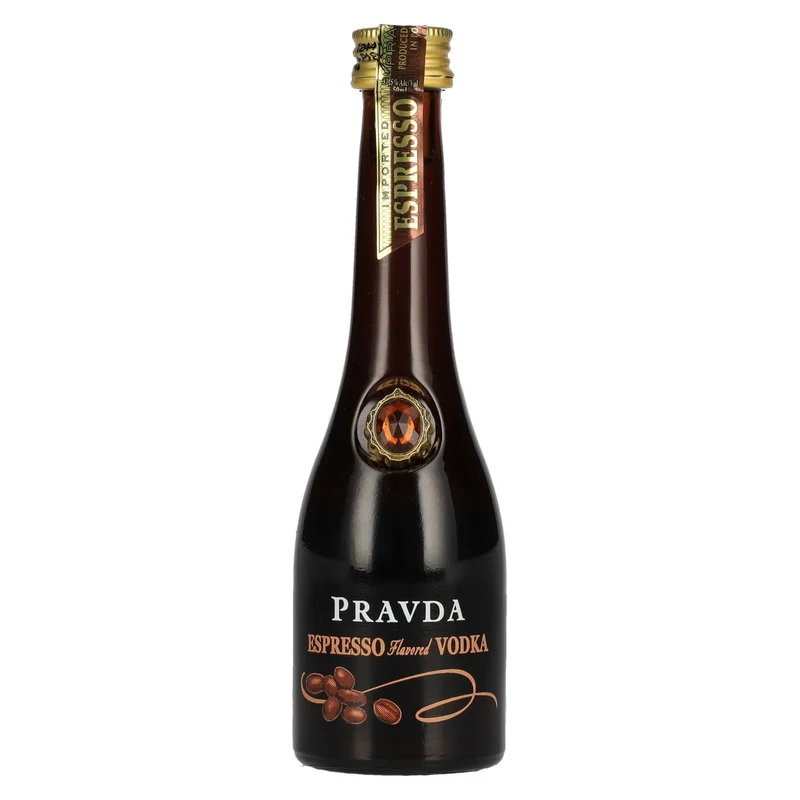 Pravda ESPRESSO Flavored Vodka 37,5% Vol. 0,05l