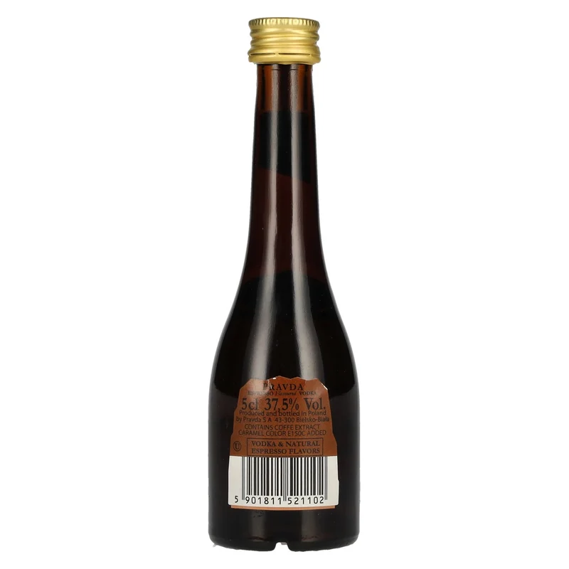 Pravda ESPRESSO Flavored Vodka 37,5% Vol. 0,05l