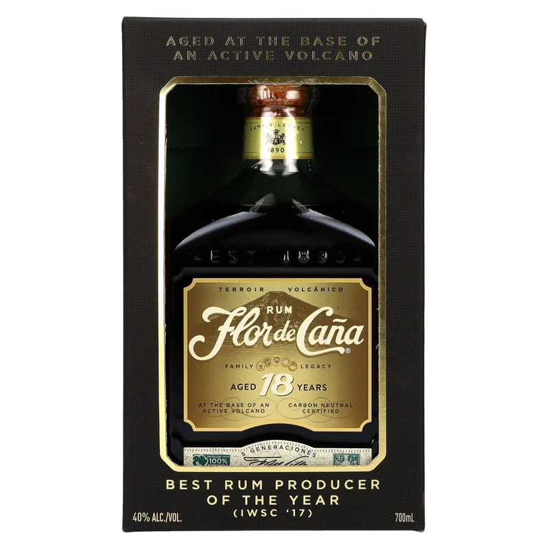 Flor de Caña 18 Years Old Family Legacy 40% Vol. 0,7l in Geschenkbox