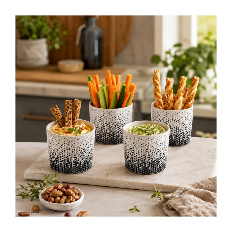 ROMINOX® 4er-Set Mini Snackbecher // Aperitivo