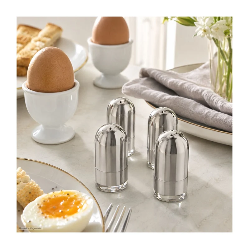 ROMINOX® 4er Set Mini Salzstreuer // Ovo