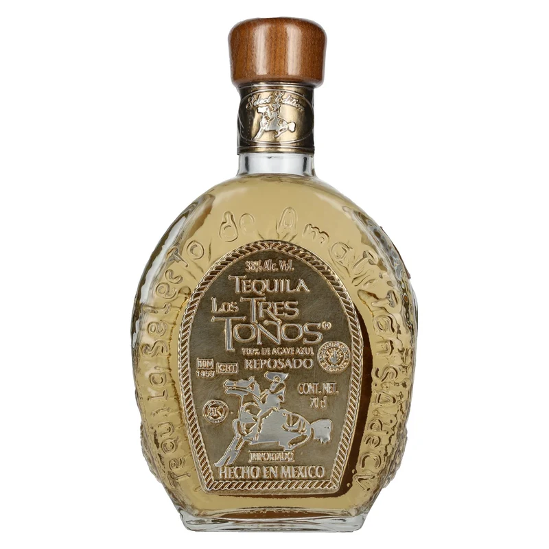 Los Tres Tonos REPOSADO Tequila 38% Vol. 0,7l
