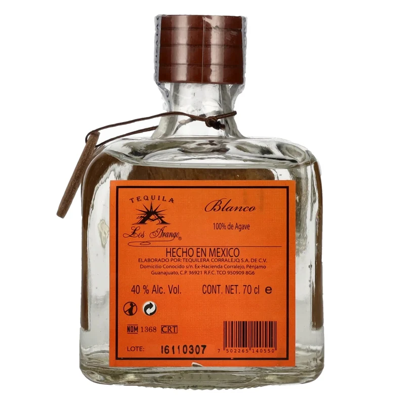 Los Arango Tequila Blanco 100% de Agave 40% Vol. 0,7l
