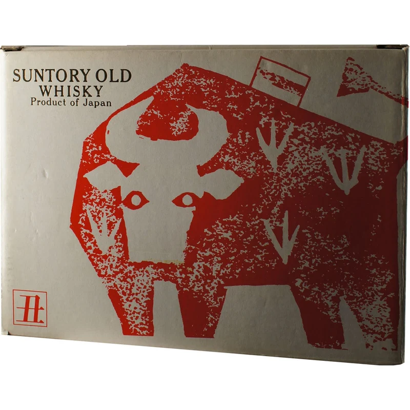 Suntory Old Whisky Zodiac Sternzeichen Flasche "Ochse"