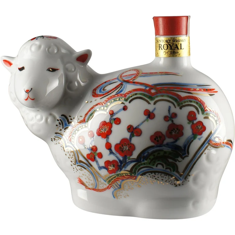 Suntory Royal Whisky Zodiac Sternzeichen Flasche " Schaf "