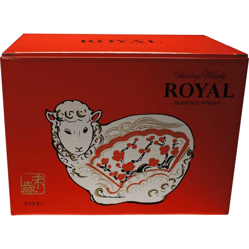 Suntory Royal Whisky Zodiac Sternzeichen Flasche " Schaf "