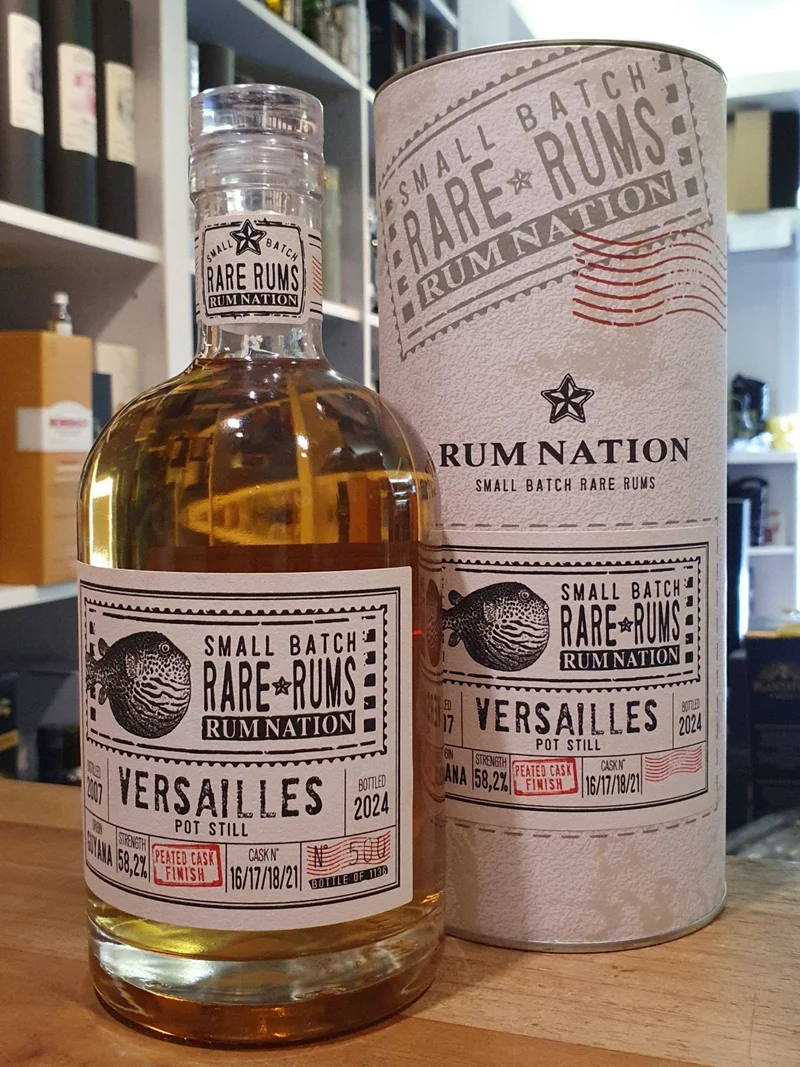 X Rum Nation Guyana Versailles 2007 2024 0,7l 58,2% vol. Single Cask Rum