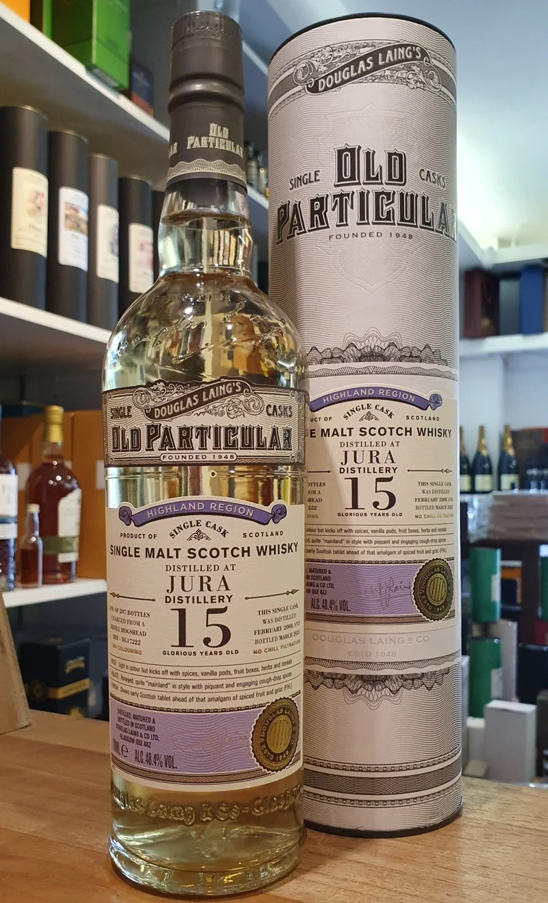 Jura 2008 single cask 15 Y Old Particular 48,4% vol. 0,7l Whisky Douglas Laing #dl17222