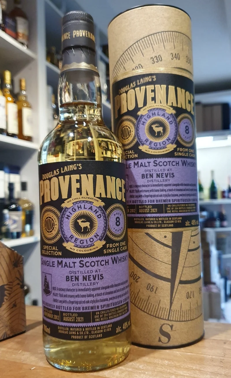 X Ben Nevis single cask 2012 Provenance 48% vol. 0,7l Whisky