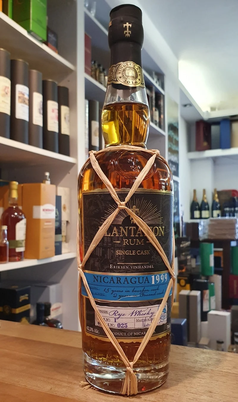 X Plantation Nicaragua 1999 2016 Rye Single Cask 42,3% #1 0,7 l Planteray