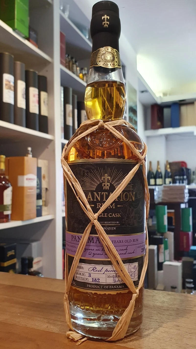 Plantation Panama 2008 red PdC 8 y 0,7l 42% vol. single cask Rum Karmozijn Planteray