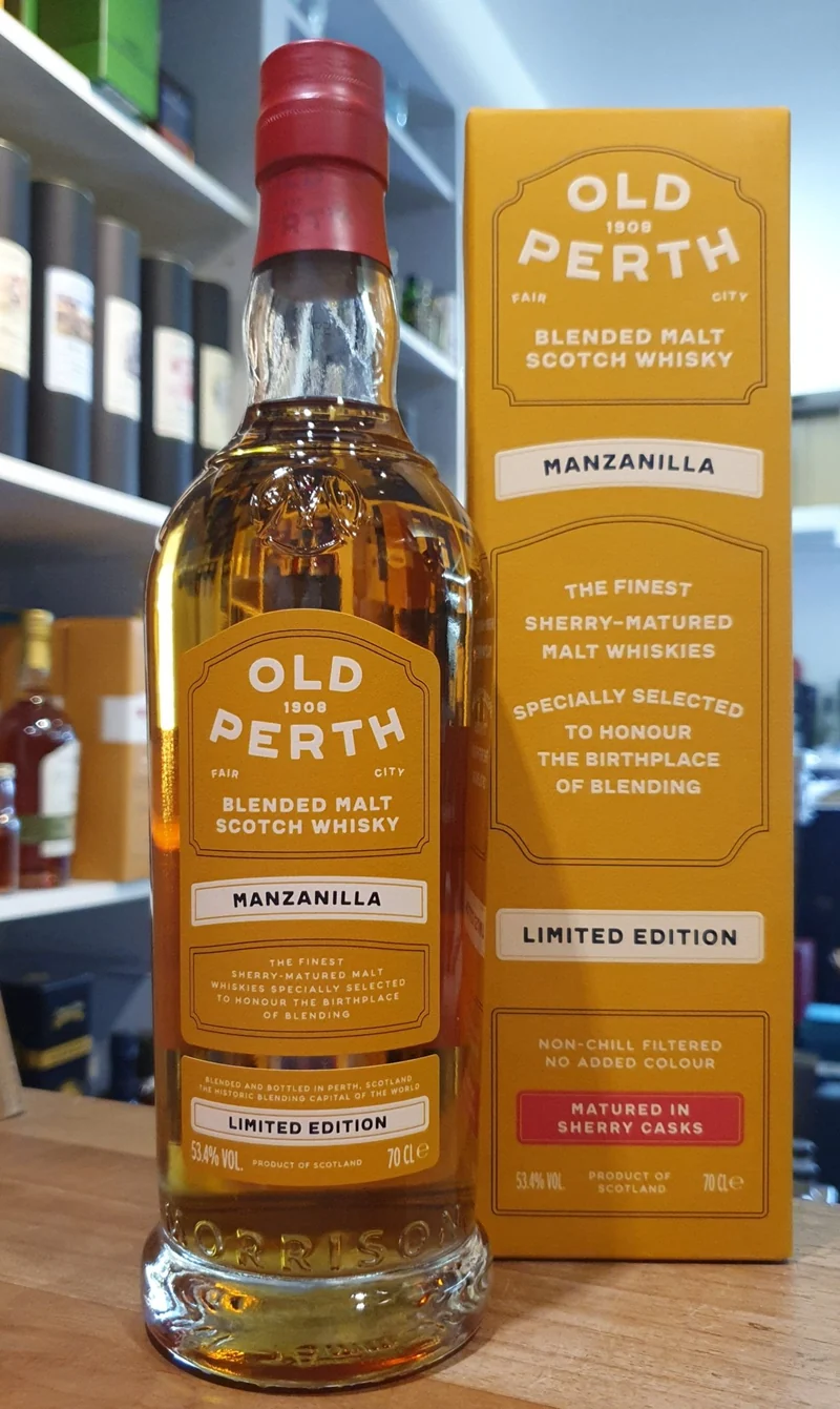Old Perth Manzanilla cask cs limited Edition 0,7l 53,4% vol. Whisky blend Morrison