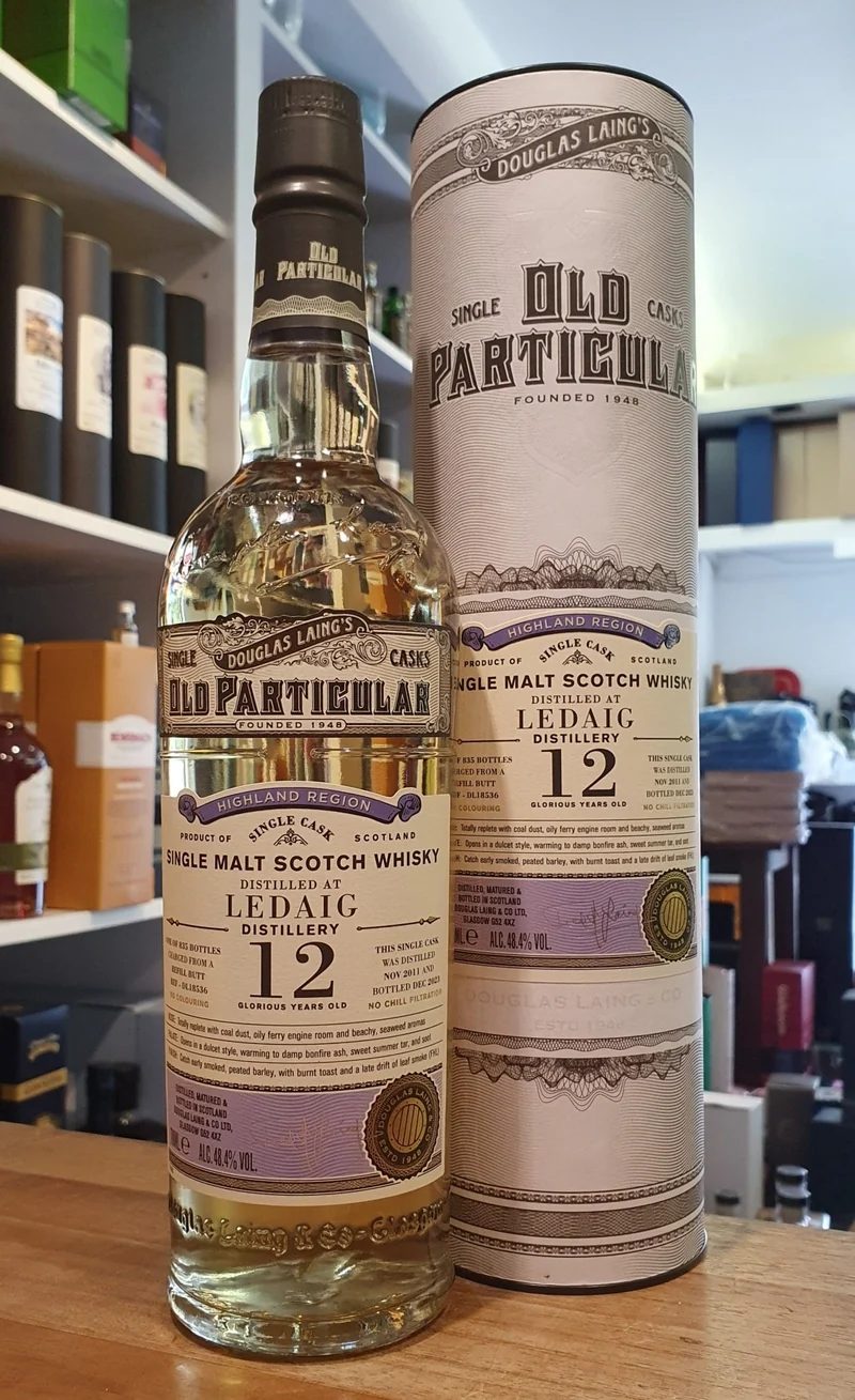 Ledaig 2011 2023 12 Y single cask Old Particular 48,4% vol. 0,7l Whisky Douglas Laing #dl18536