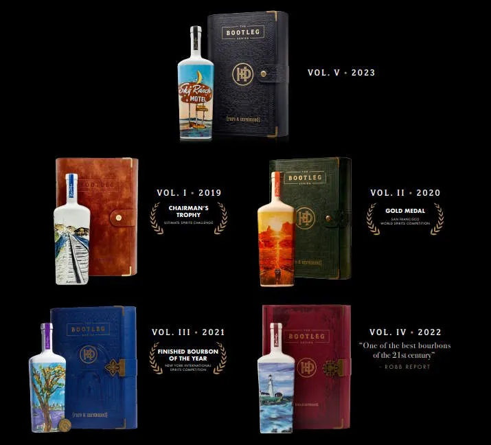 Heaven‘s Door Bootleg Series Vol. V 18 y Bourbon Whiskey 0,7l 57% vol. Bob Dylon Straight Whiskey einzeln in GP