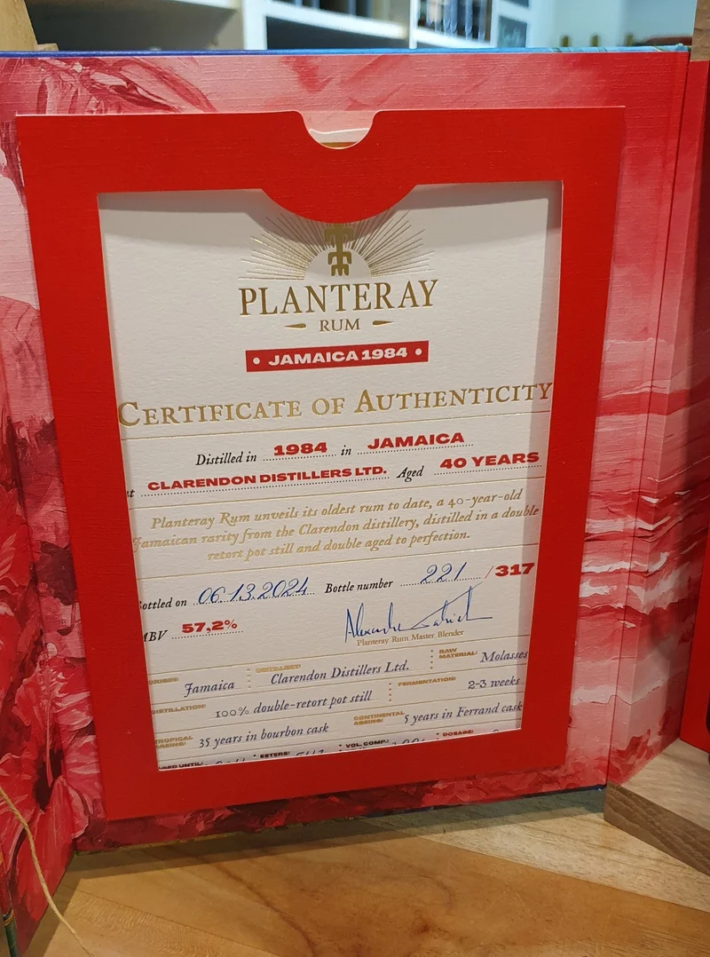 Planteray 1984 Jamaica Clarendon MMW 2024 0,7l 57,2 % vol. single cask Rum Plantation