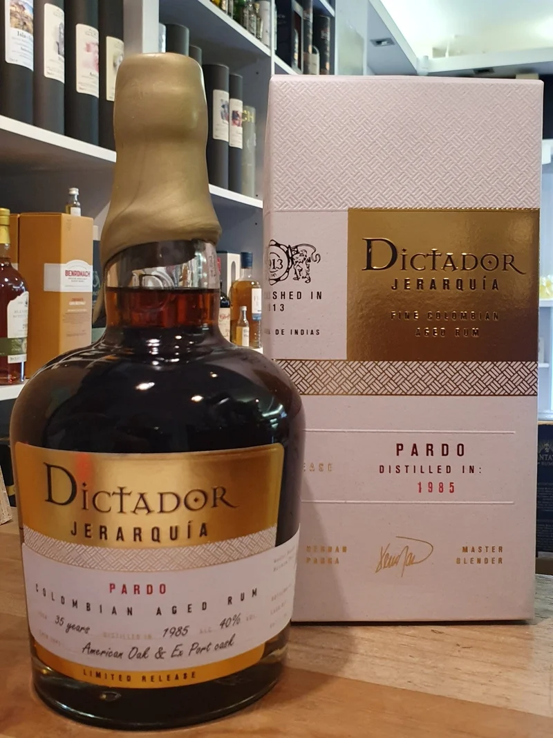 X Dictador 1985 35y Jerarquina Pardo Sherry / Port cask 2020 0,7l 40% vol.