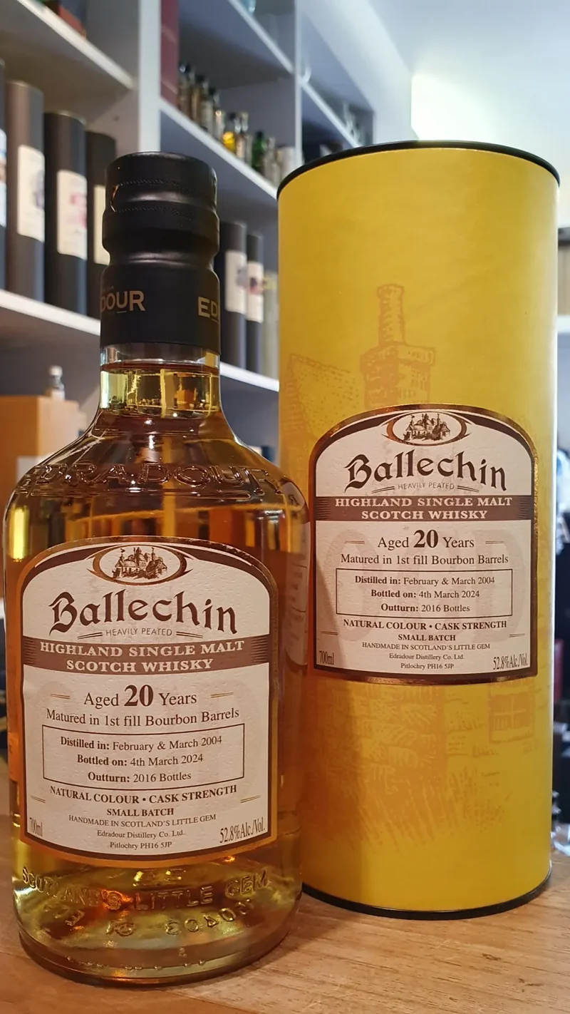 X Ballechin 2004 2024 20y OGD Bourbon cask CS 0,7l Fl 52,80%vol. Highland whisky