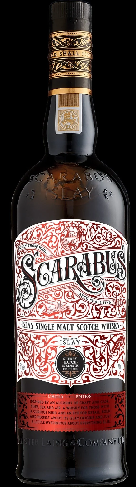 Scarabus Sherry Batch Strength 50th Edition 0,7l 57% vol. Whisky single malt batch 1