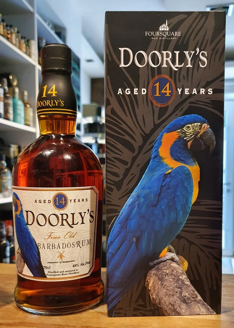 Doorly's 14 Jahre Barbados old fine Rum 48% vol. 0,7l doorly rx doorlys