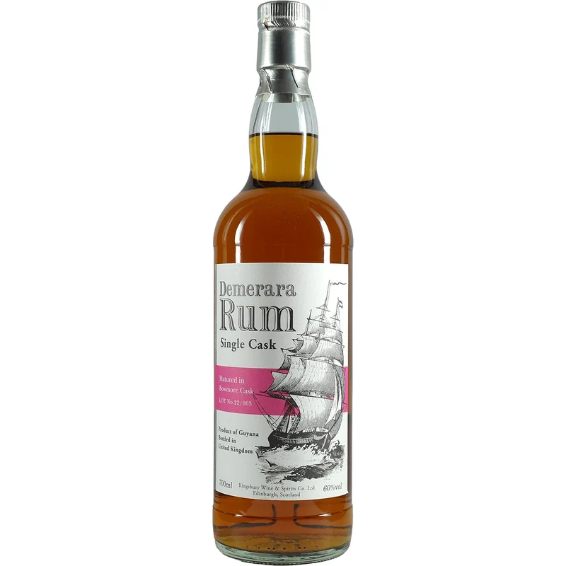 Kingsbury Demerara Rum Single Cask Bowmore Cask Lot 22/003