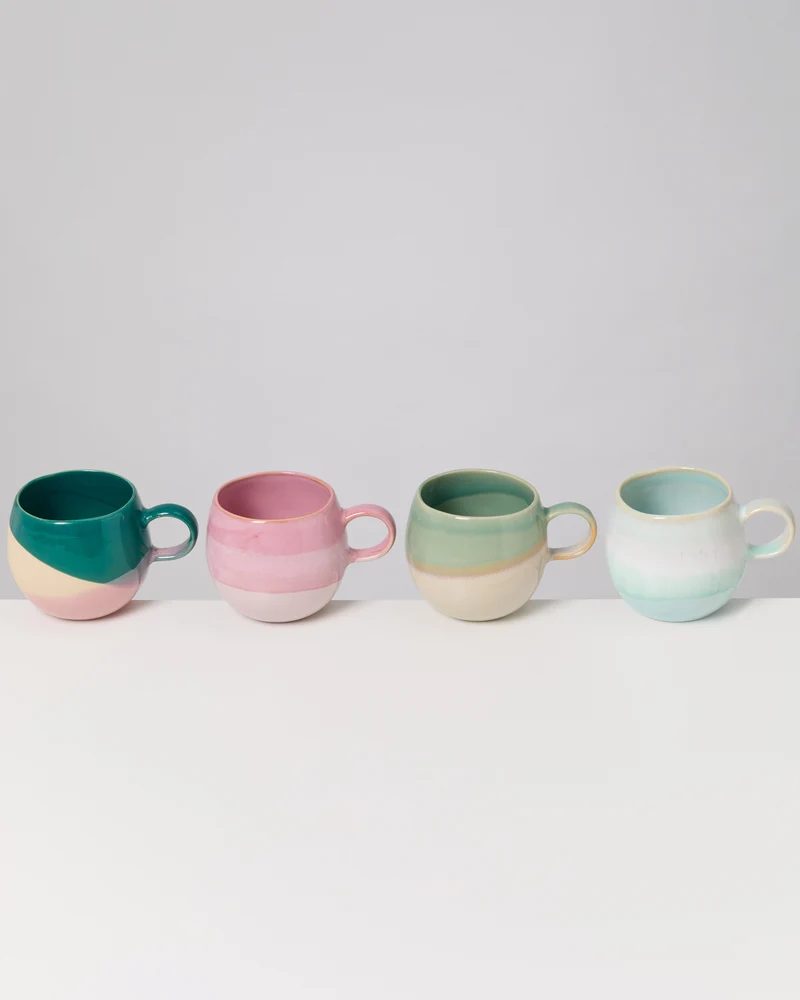 Bica Tasse groß mix 4er-Set
