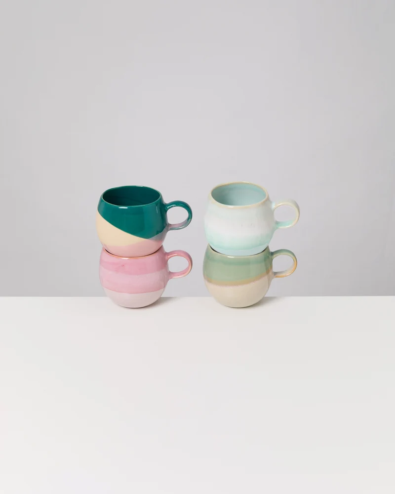 Bica Tasse groß mix 4er-Set