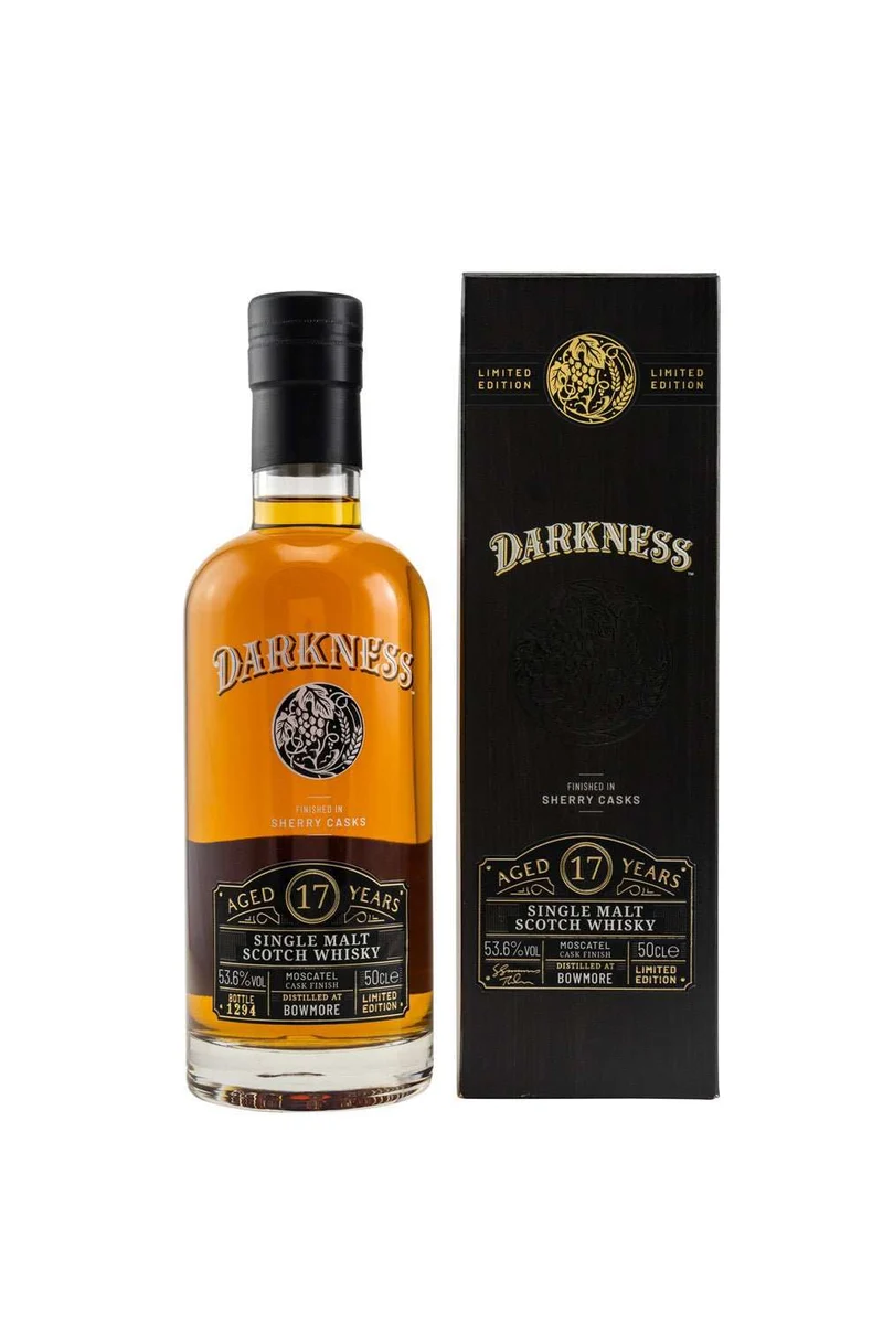 Bowmore 17 Jahre Darkness Octave 11723/101 Moscatel Cask Finish 53,6% vol. 500ml