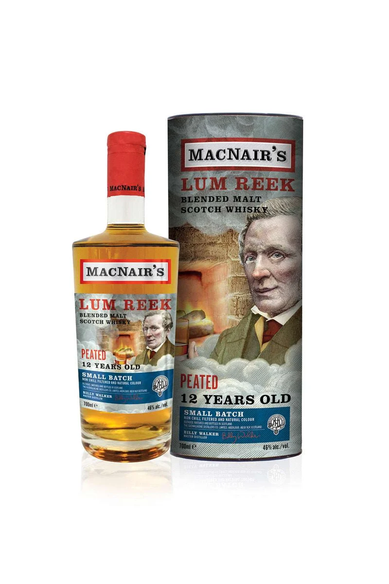 MacNair's Lum Reek 12 Jahre Peated by Billy Walker Blended 46% vol. 700ml