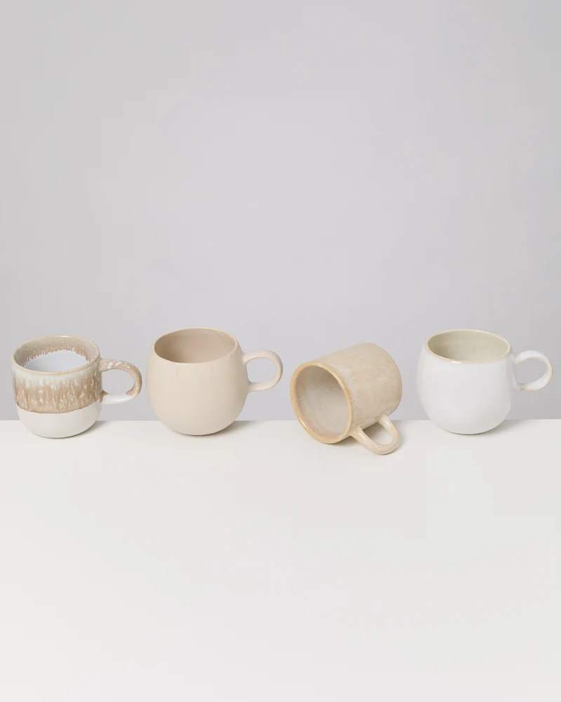Tasse groß Sand Harmony sand 4er-Set