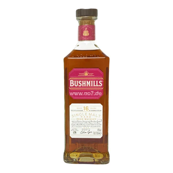 Bushmills Malt Three Woods 16 Jahre 0,7l