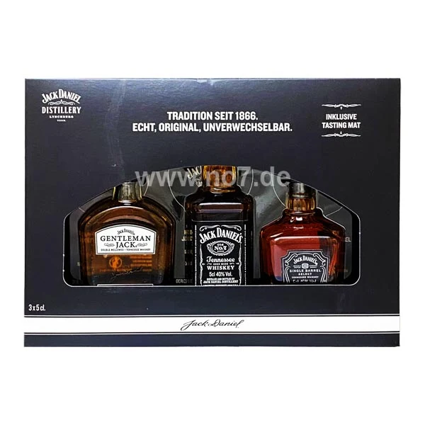 Jack Daniels Family of Brand Miniaturen 3x0,05l