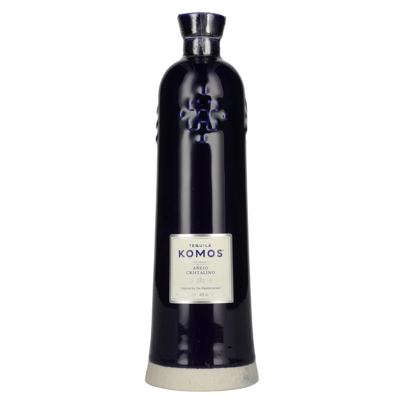 KOMOS Tequila Añejo Cristalino 100% de Agave Azul 40% Vol. 0,7l