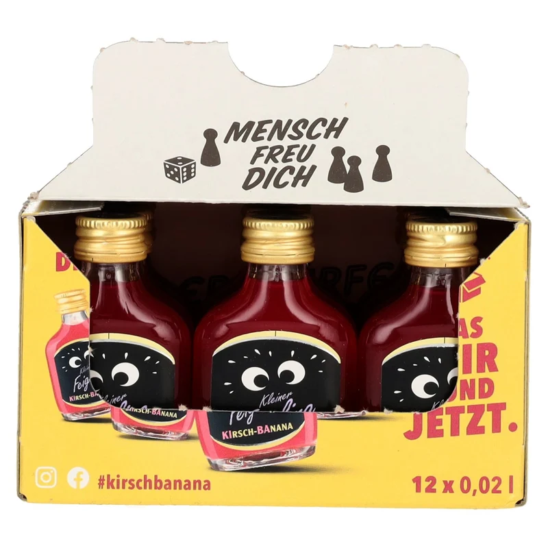 Kleiner Feigling Kirsch-Banana 15% Vol. 12x0,02l