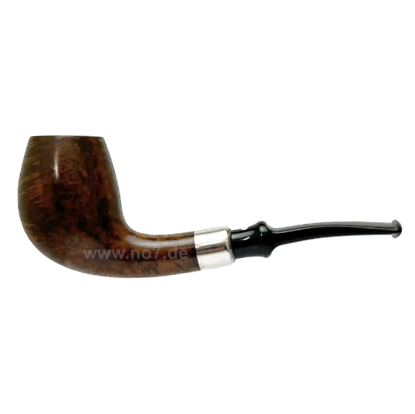 Pfeife Bentley Former design 2-1-9.116 braun, Silberolive 925 3122