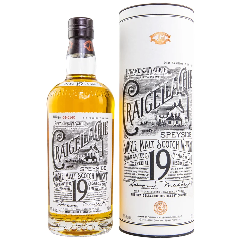 CRAIGELLACHIE - 19 Jahre - 46% Vol.