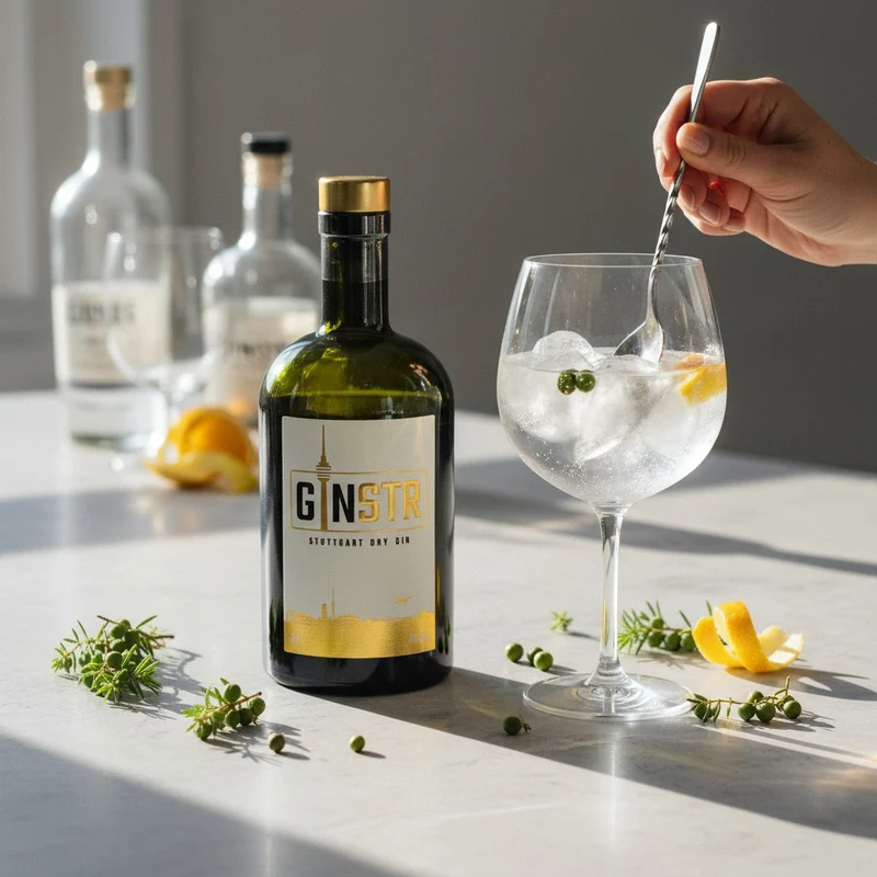 GINSTR - Stuttgart Dry Gin - 44% Vol.