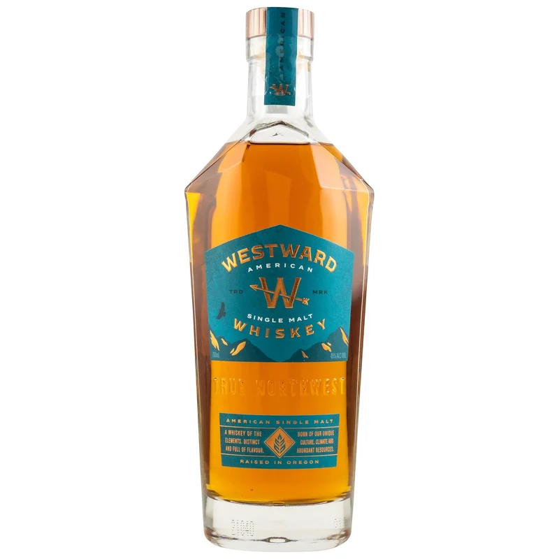 WESTWARD - Single Malt Whiskey - 45% Vol.