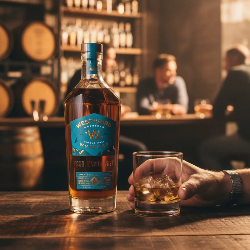 WESTWARD - Single Malt Whiskey - 45% Vol.