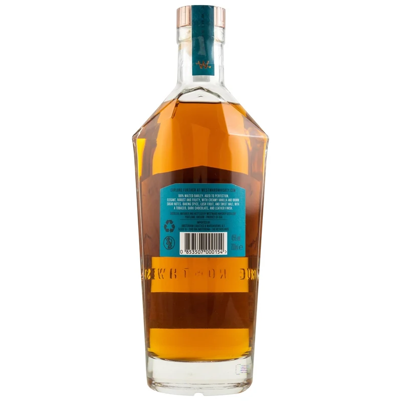 WESTWARD - Single Malt Whiskey - 45% Vol.