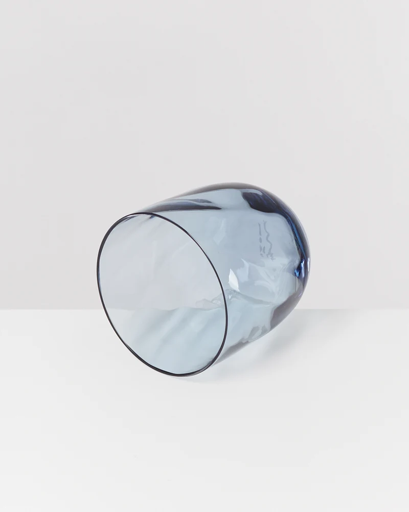 Calma Glas klein swirl blau 6er-Set