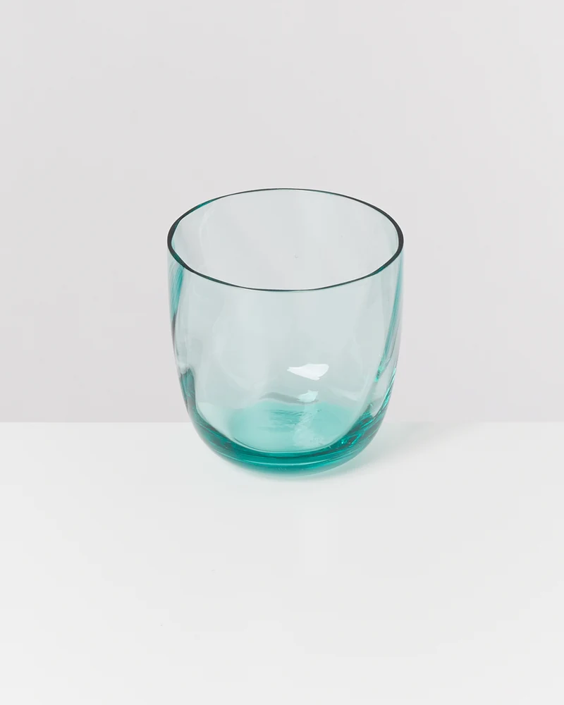 Calma Glas klein swirl grün 6er-Set