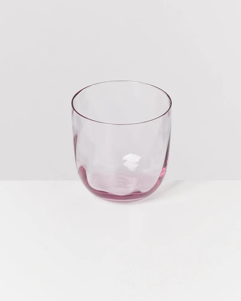Calma Glas klein swirl lila 6er-Set
