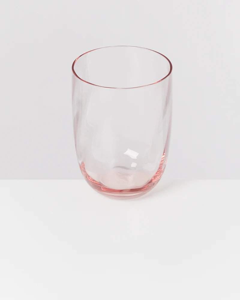 Calma Glas groß swirl rosé 4er-Set