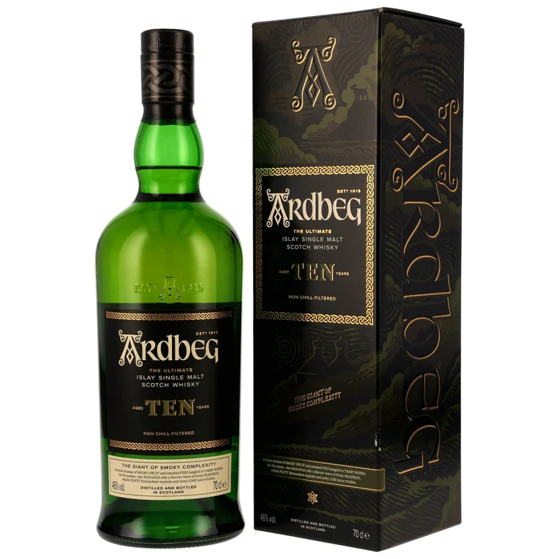 Ardbeg 10 Jahre Ten Islay Single Malt 46% vol. 700ml – neue Ausstattung