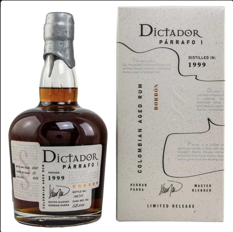Dictador Parrafo 1999 Bourbon 2022 0,7l 43% vol.