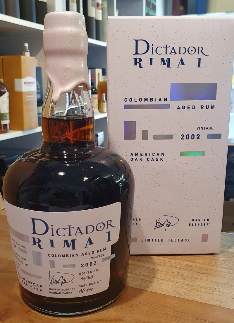 Dictador Rima 2002 american oak cask 0,7l 42 % vol.